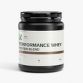 Kello Nutrition chocolate whey protein powder container front view