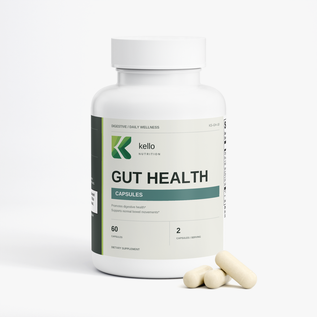 Gut Health supplement packaging alternate view
