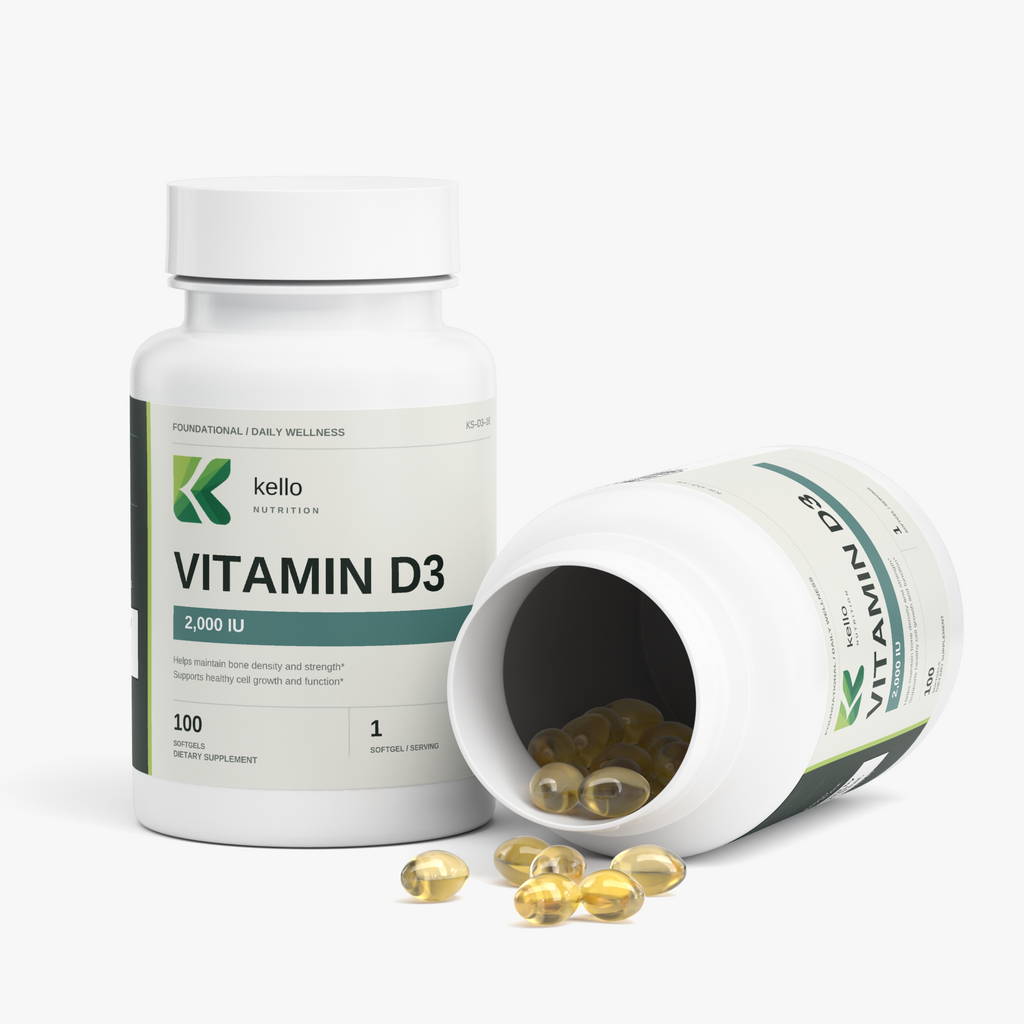 vitamin D3 2000 IU softgels product packaging detail