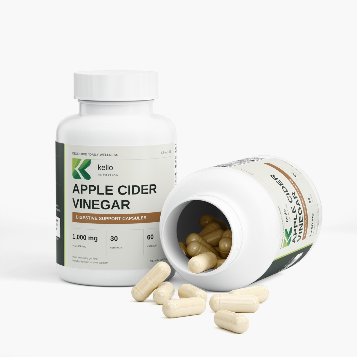 apple cider vinegar capsules product packaging detail
