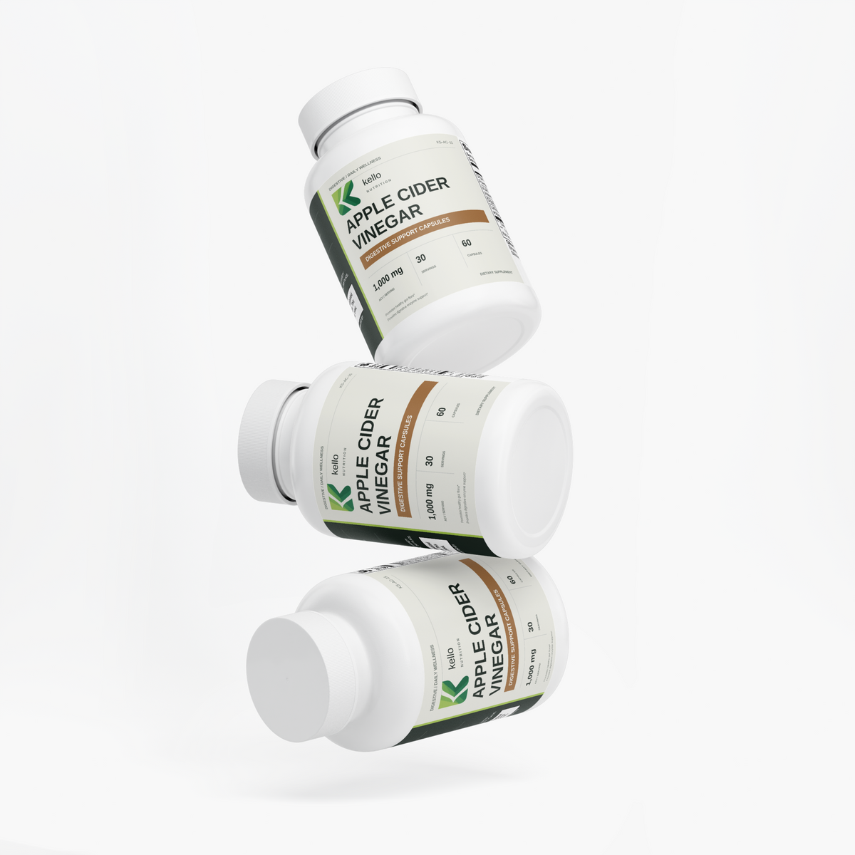 Apple Cider Vinegar Capsules supplement product presentation