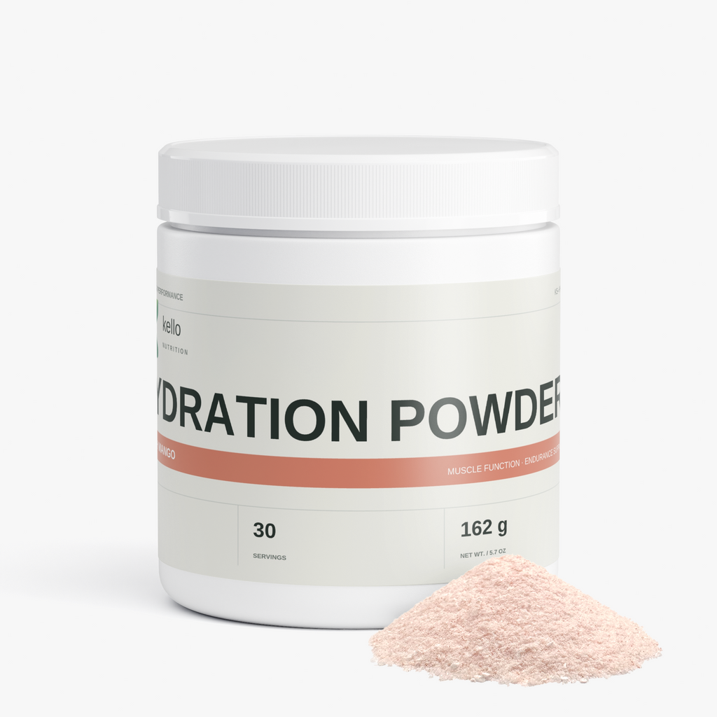 Hydration Powder (Peach Mango) supplement packaging alternate view