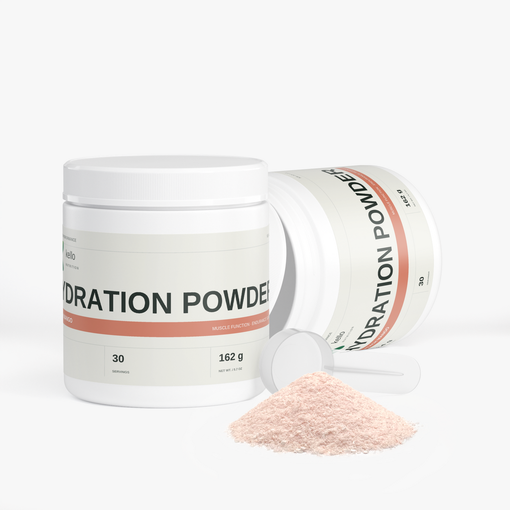 peach mango hydration powder product packaging detail