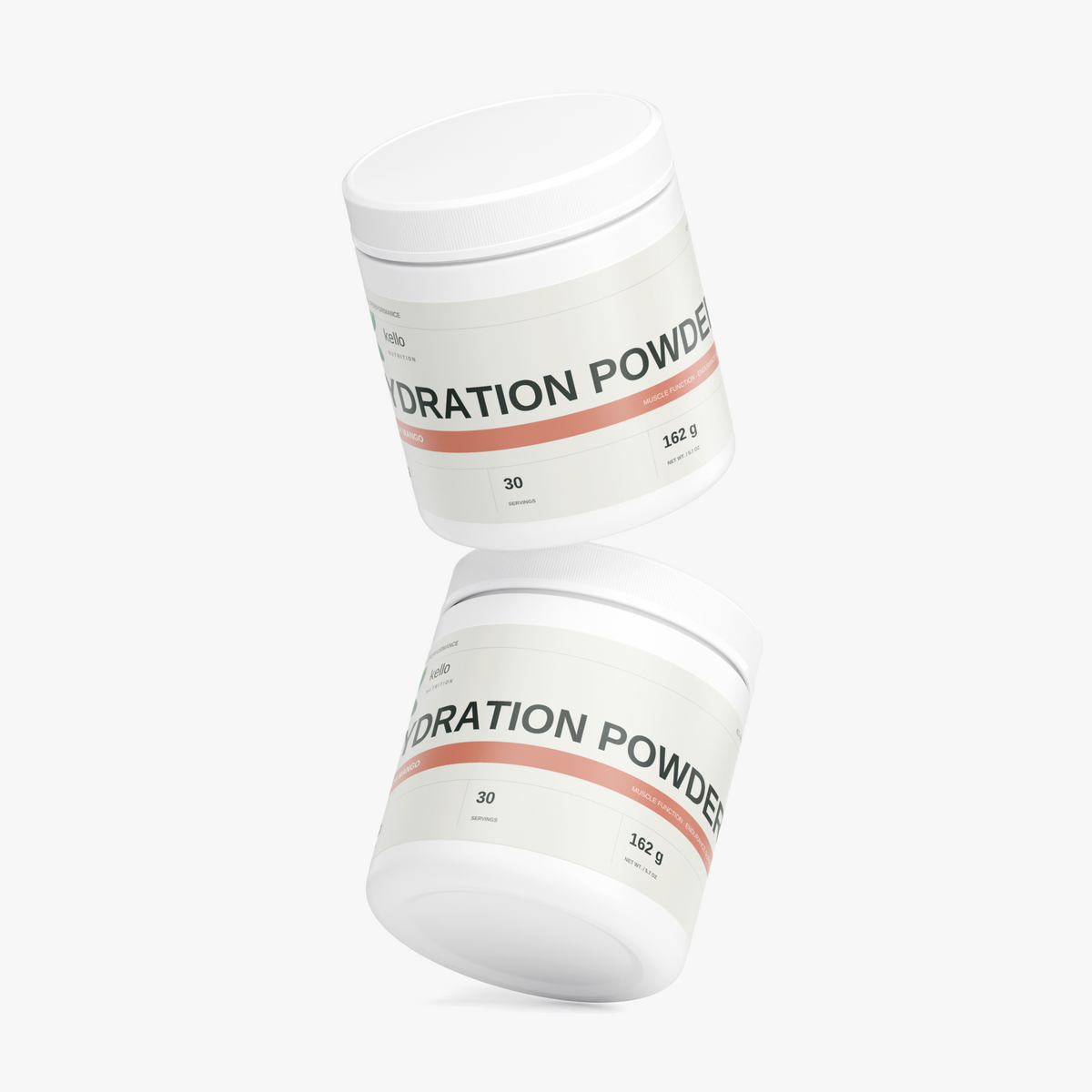 Hydration Powder (Peach Mango) supplement product presentation