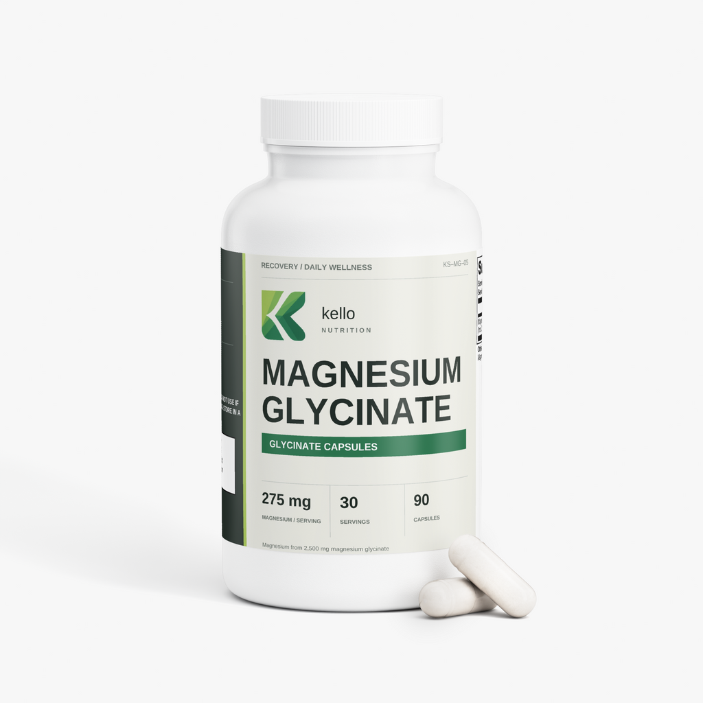Magnesium Glycinate supplement packaging alternate view