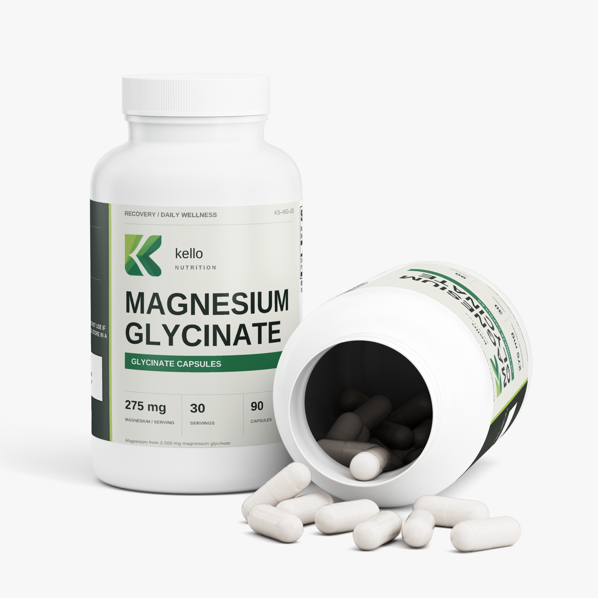 magnesium glycinate capsules product packaging detail