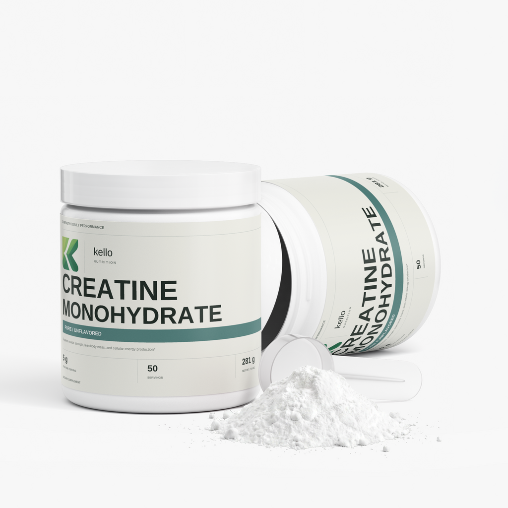 creatine monohydrate powder product packaging detail