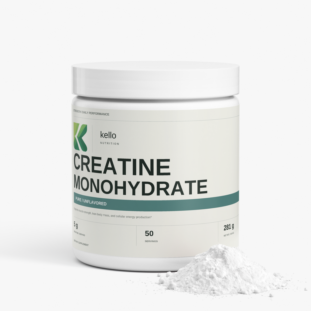 Creatine Monohydrate supplement packaging alternate view